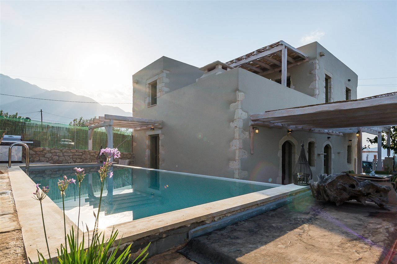 Traditional Stonebuilt Villa Leonanto, Only 5 Km From A Sandy Beach Kástellos Extérieur photo